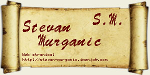 Stevan Murganić vizit kartica